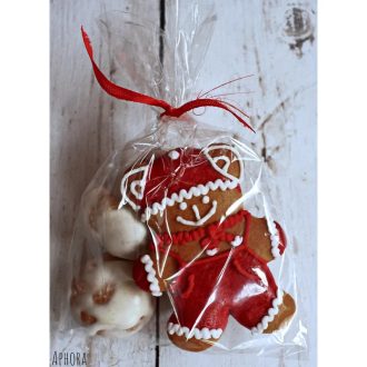 Mézeskalács mikuláscsomag macival