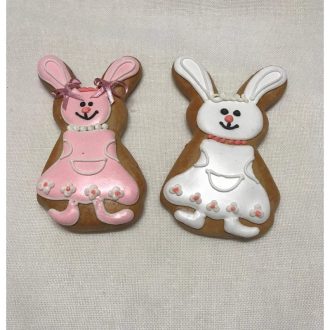Mézeskalács nyuszi figura (választható szín)