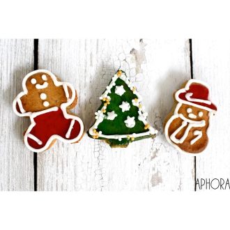 Mézeskalács mini díszek (3 db)