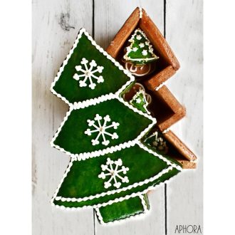 Mézeskalács doboz fenyőfa